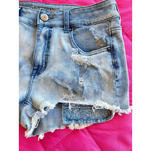 AMERICAN EAGLE OUTFITTERS HI-RISE SHORTS SIZE 4 - Picture 2 of 7